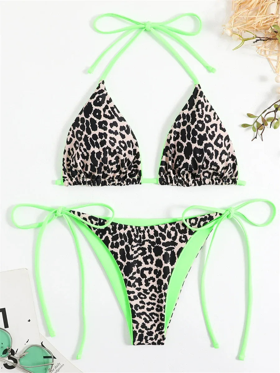 SoSoof - Brazilian bikini with leopard print