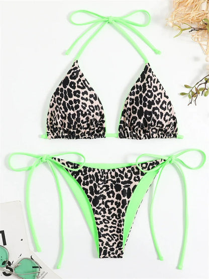 SoSoof - Brazilian bikini with leopard print
