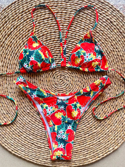 SoSoof - Brazilian bikini with floral print