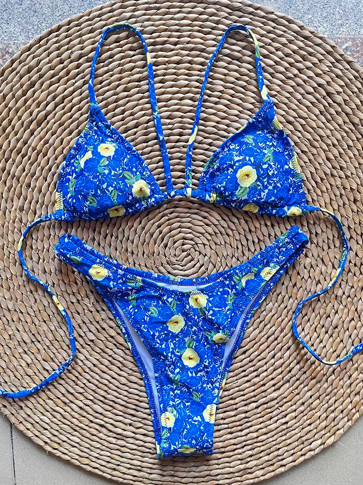 SoSoof - Brazilian bikini with floral print