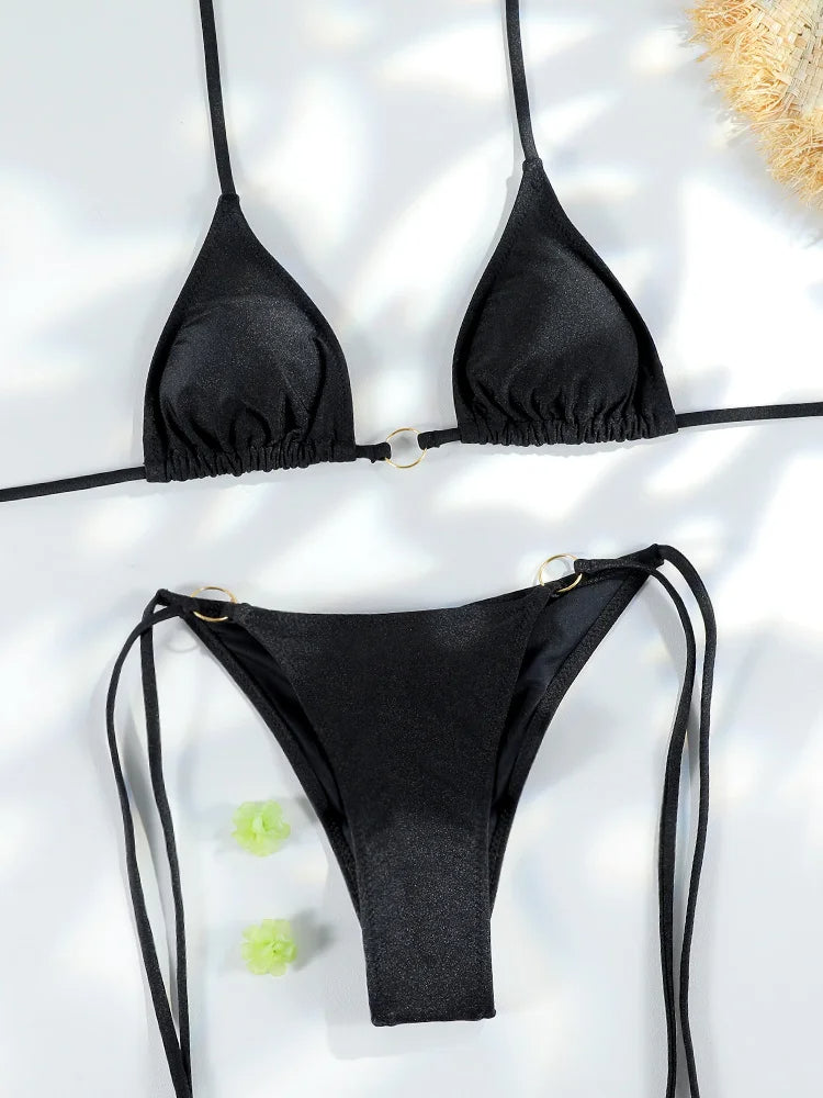 SoSoof - Brazilian bikini with chain detail