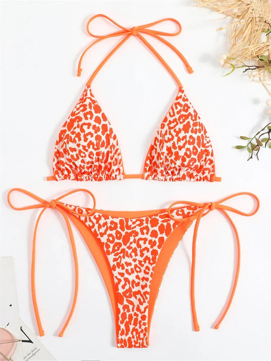 SoSoof - Brazilian bikini with leopard print