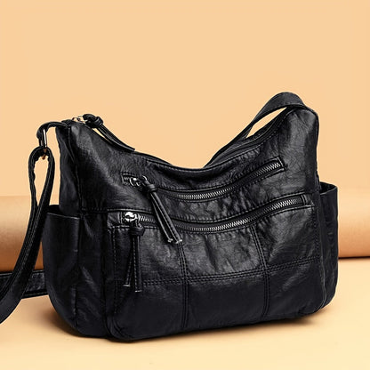 Muriel - Vintage leather shoulder bag-Elly Rose