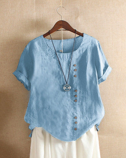 Ladies short sleeve blouse