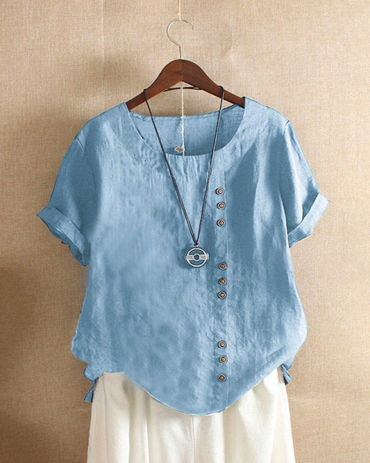Ladies short sleeve blouse