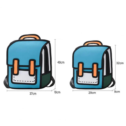 SplashPals - Cartoon waterproof backpack-Elly Rose
