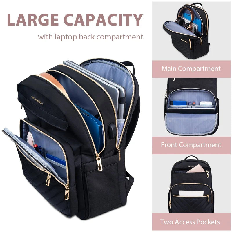 VivaVault - Stylish, secure backpack for women-Elly Rose