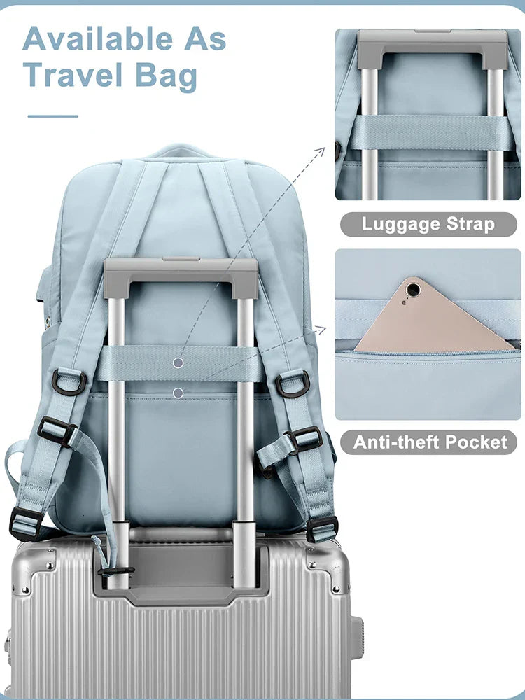 TravelPro - USB notebook backpack-Elly Rose