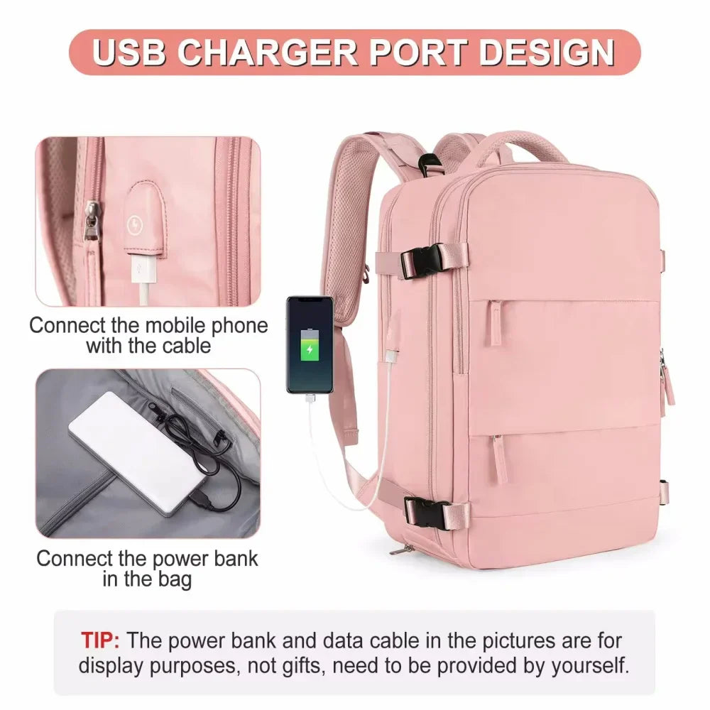BelleVoyage - Large capacity travel backpack-Elly Rose