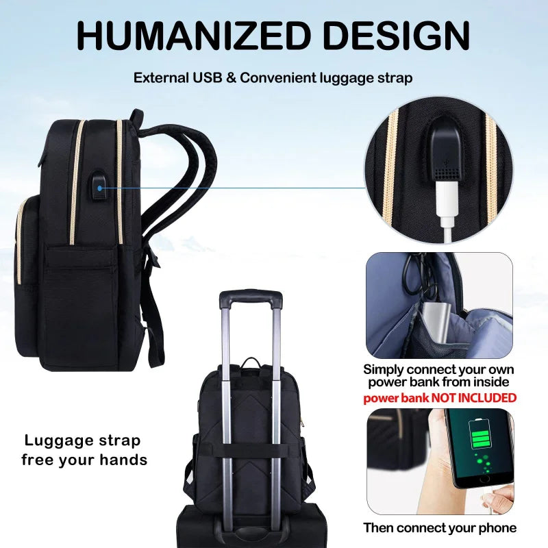 VivaVault - Stylish, secure backpack for women-Elly Rose