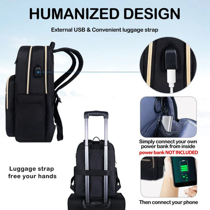 VivaVault - Stylish, secure backpack for women-Elly Rose