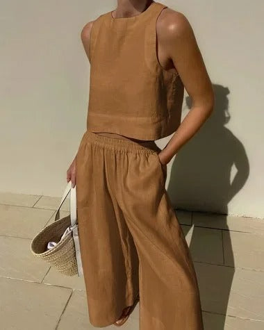 Ea | Two-piece sleeveless set