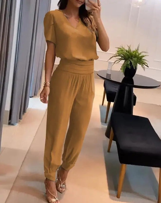 Ea | blouse and pants-as-set