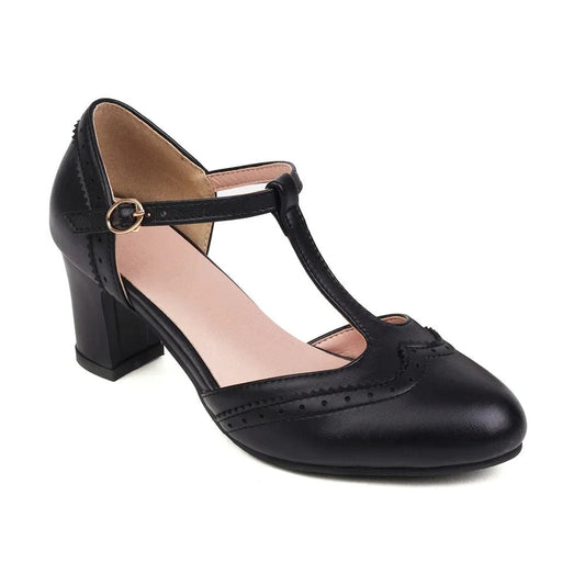 | Vintage T-strap Heels