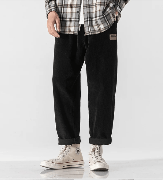 Ea | Fashionable corduroy pants for men in vintage style
