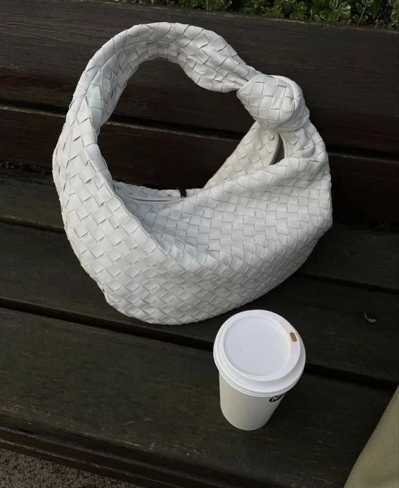 Elegant and modern woven handbag - Malani-Elly Rose