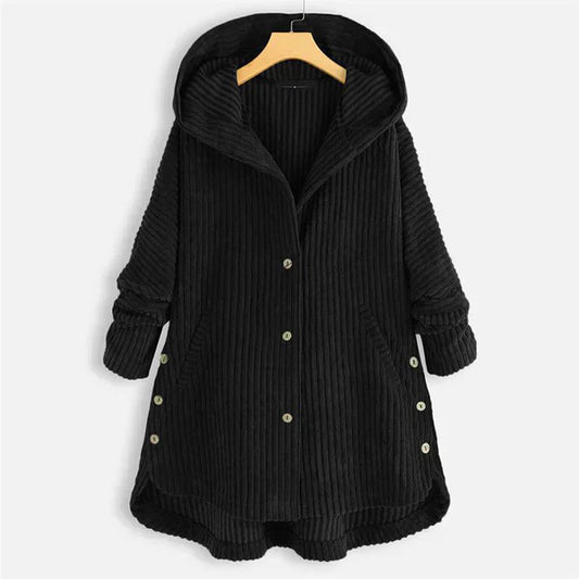 Elisa™ | Ribbed Hooded Coat