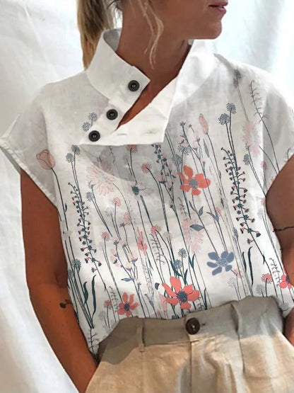 Anna - Top with cozy print