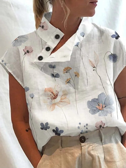 Anna - Top with cozy print